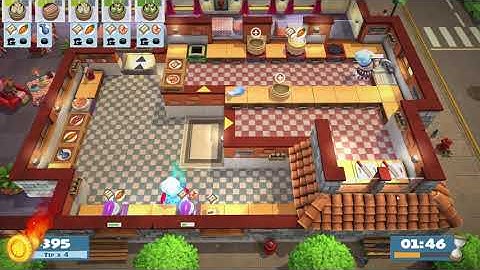 Overcooked 2 - Kevin Level 3 [2 Players, ★★★★, 891 Points]