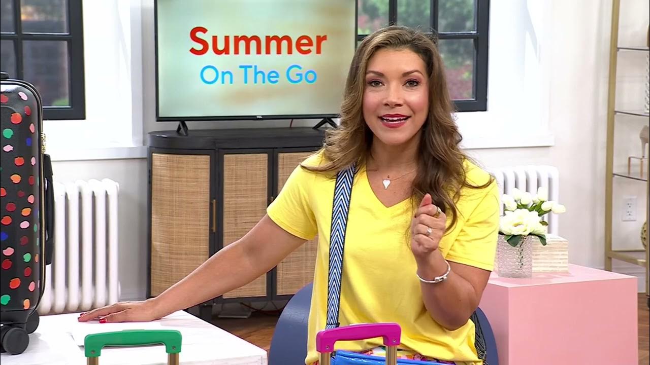 Triforce Hardside CarryOn with Beauty Case and 3 Packing Cubes on QVC