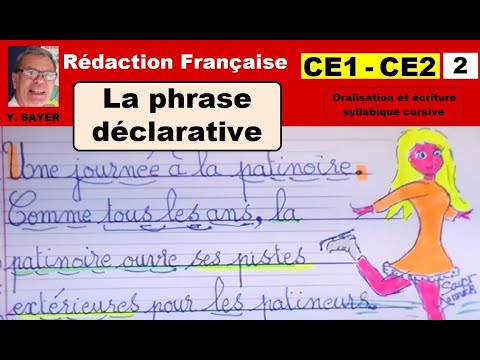 La phrase déclarative