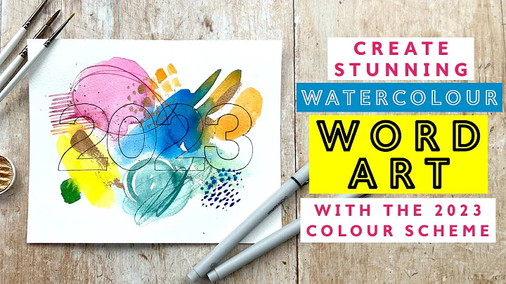How to Create Stunning Watercolour Word Art with t...