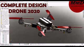 Solidworks Full Tutorial DRONE  2024