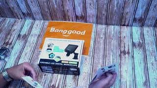 Digital microscope from Banggood 600X magnification