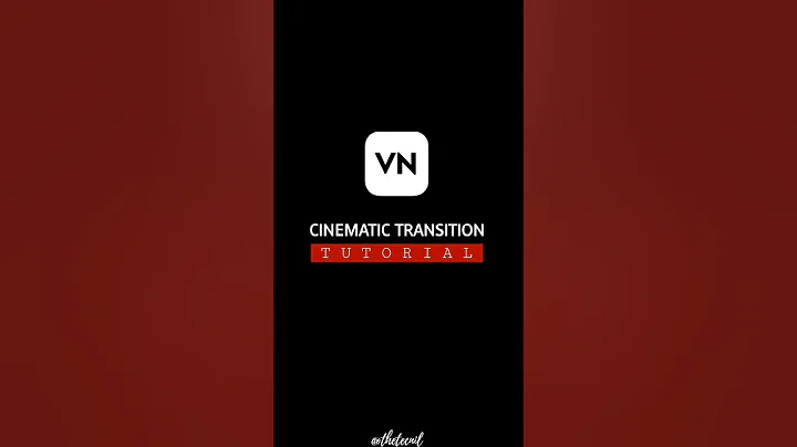 Cinematic Transition in VN Video Editor - Tutorial #shorts