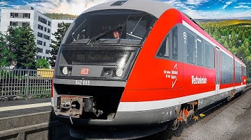 TSW 4: Wetterumbruch auf der Maintalbahn: Mit dem DB BR 642 nach Aschaffenburg! | Train Sim World 4