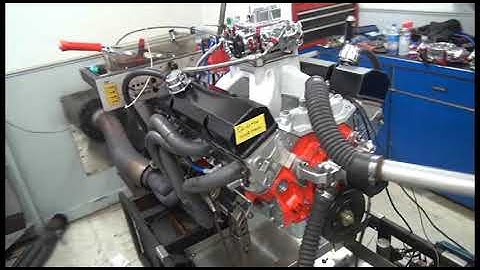 SBC 649HP 427 ENGINE DYNO RUN FOR CLINTON NORMAN BY WHITE PERFORMANCE AND MACHINE