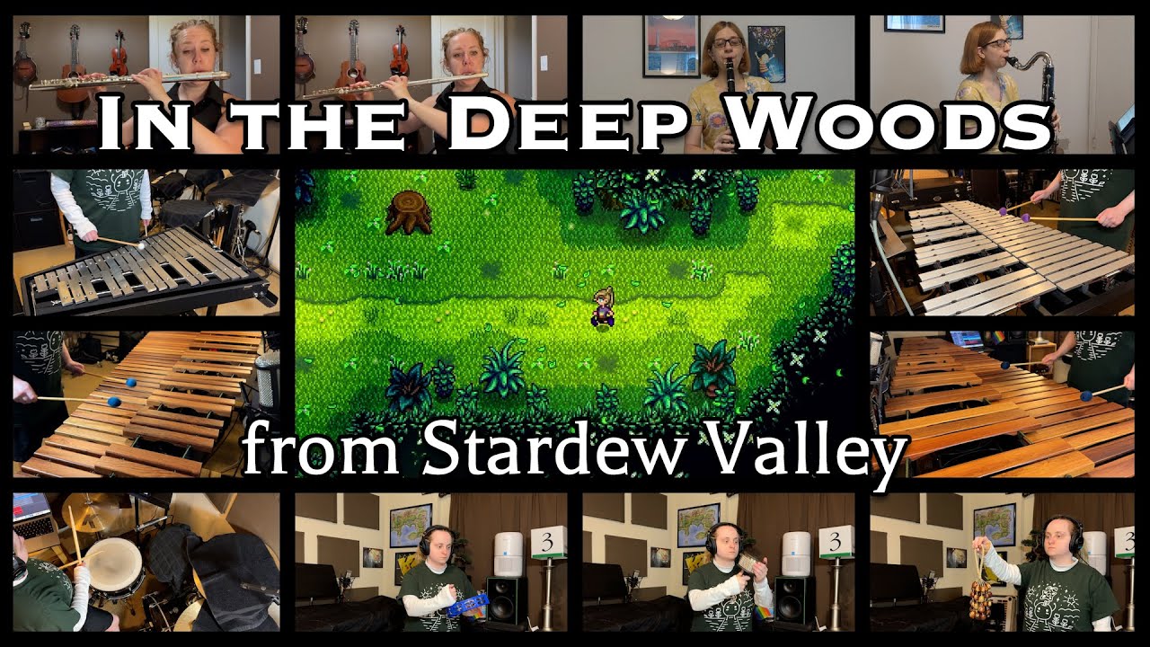 In the Deep Woods - Stardew Valley (Cover) | V-Ron Media ft. @BeccaMichaelson & @WarpWhistlesMusic