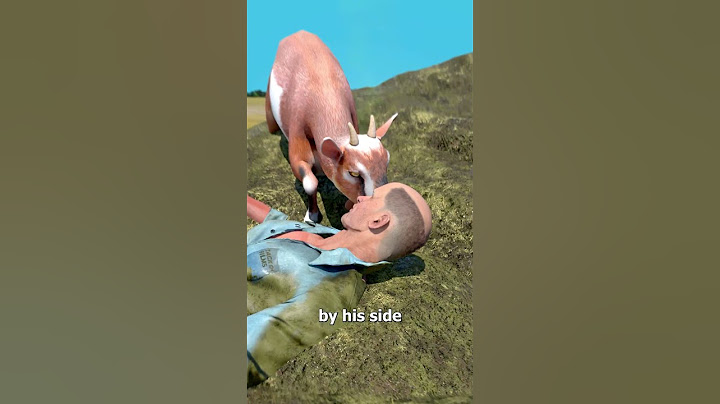 Buried In Manure And Saved By A Goat 😮