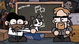 Mythbusters Cat Experimentcartoon Parody