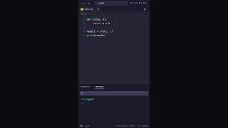 Python Functions Explained 🐍 | def and return for Beginners #shorts