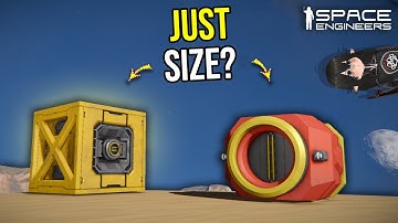 Space Engineers New Small Connector and Default Connector Compared