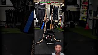 AKIMBO69 ROPE CLIMB WITH BENCH#strength #armwrestler #forearms