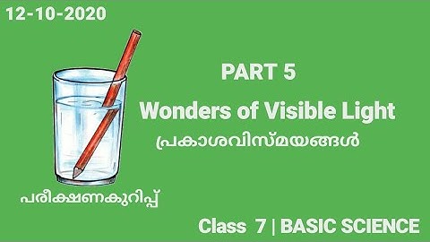 Class 7 | Basic Science | Wonders of Visible Light - Part 5 | Kite Victers First bell | 10-10-2020