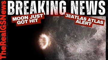 🚨 SOMETHING JUST CRASHED INTO THE MOON ( CAUGHT LIVE ) - NEW INFO ON 3I/ATLAS - HOURS AWAY......