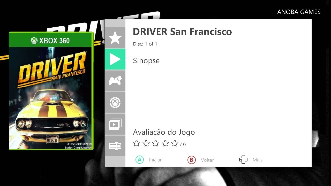 Jogos xbox 360 driver san francisco