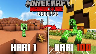 100 Hari di Minecraft Hardcore Tapi Dikutuk jadi Creeper