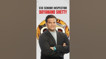 DAYANAND SHETTY : Senior CID Officer 🔥🤍 #shorts #daya #cid