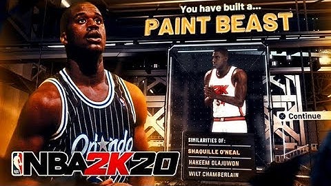 THE MOST DOMINANT PAINT BEAST BUILD IN NBA 2K20 HISTORY ! !