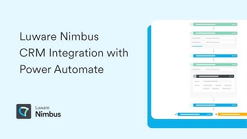 Luware Nimbus: CRM Integration with Power Automate