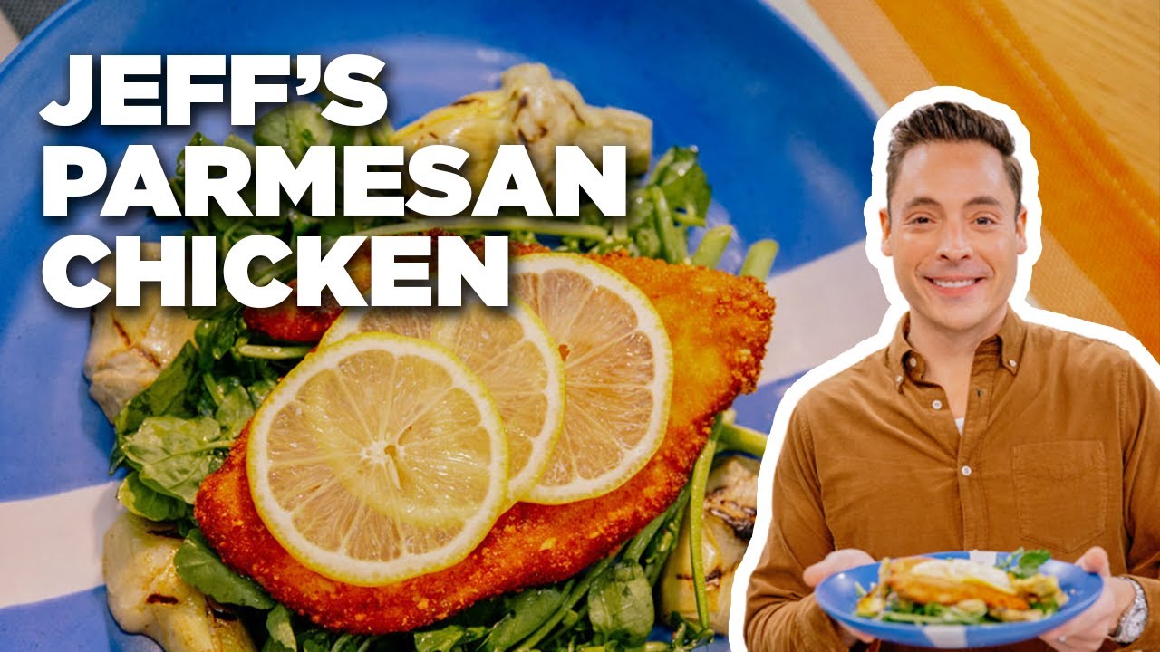 Parmesan-Crusted Chicken with Jeff Mauro | The Kitchen | Food Network