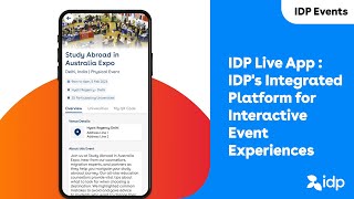 IDP Live App : IDP's Integrated Platform for Interactive Event Experiences screenshot 1