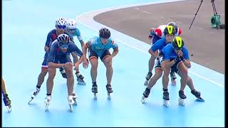 Prueba 3000m Relevos Pista Mayores Varones, World Roller Games, Barcelona 2019