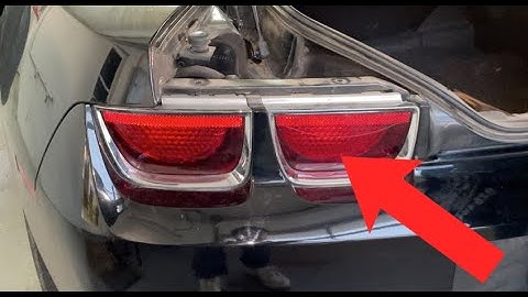 How To Replace Rear Brake Light Bulb / Turn Signal Bulb On A 2010-2015 Chevrolet Camaro