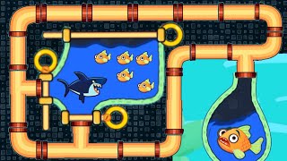save the fish / pull the pin max Update level android game save fish pull the pin / mobile game