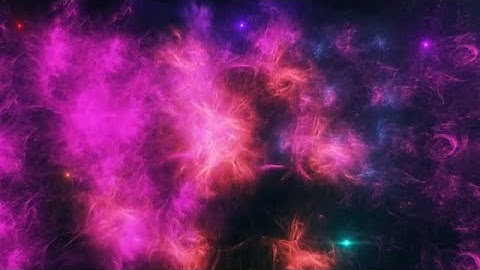 Purple-Red Space Nebula Stock Motion Graphics