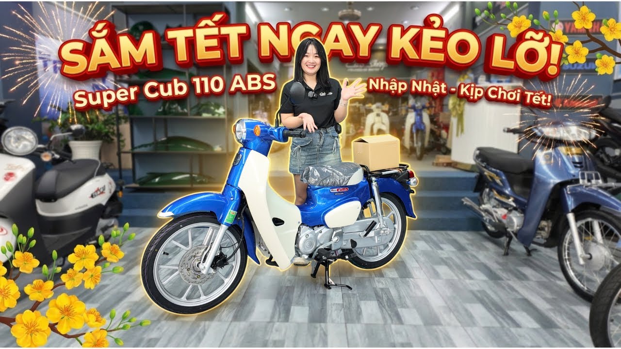 Cub Nhật 110 Màu Xanh Biển Sẵn Xe Giao Ngay Tại Cub Shop, Bao Vận Chuyển Tận Nhà Toàn Quốc