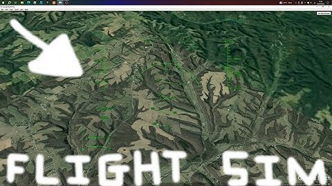 The HIDDEN google flight simulator in Google Earth Pro...