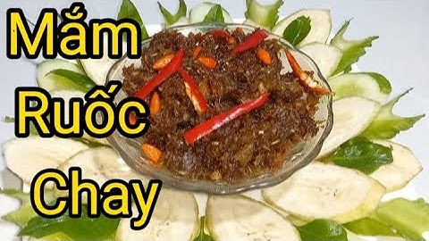 Mắm Ruốc Chay - Món chay ngon đơn giản dễ làm