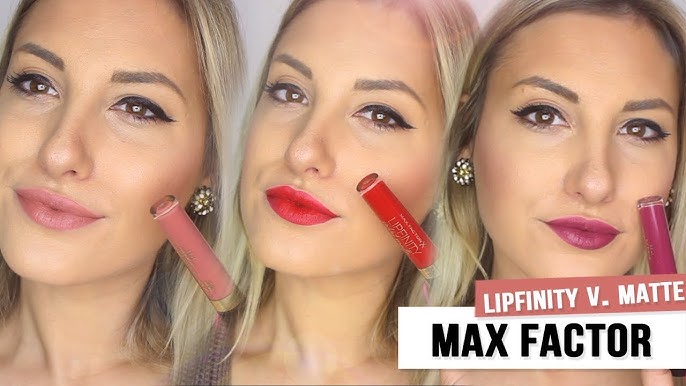 Max Factor Velvet Mattes Lipstick Collection 2017 | Swatches and Review -  YouTube