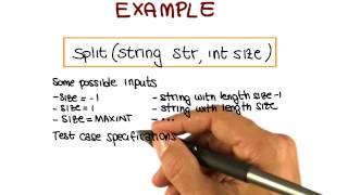 Deriving Test Case Specifications - Georgia Tech - Software Development Process