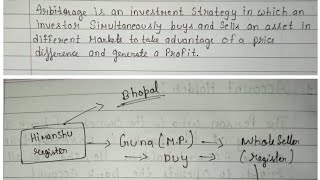 ARBITRAGE, arbitrage meaning, what is arbitrage ? define ARBITRAGE with simple example, hindi,