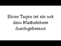 Wise Guys - Meine Deutschlehrerin | Lyrics