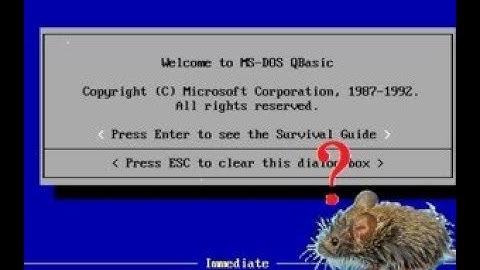 Mouse Driven Programming in QBasic