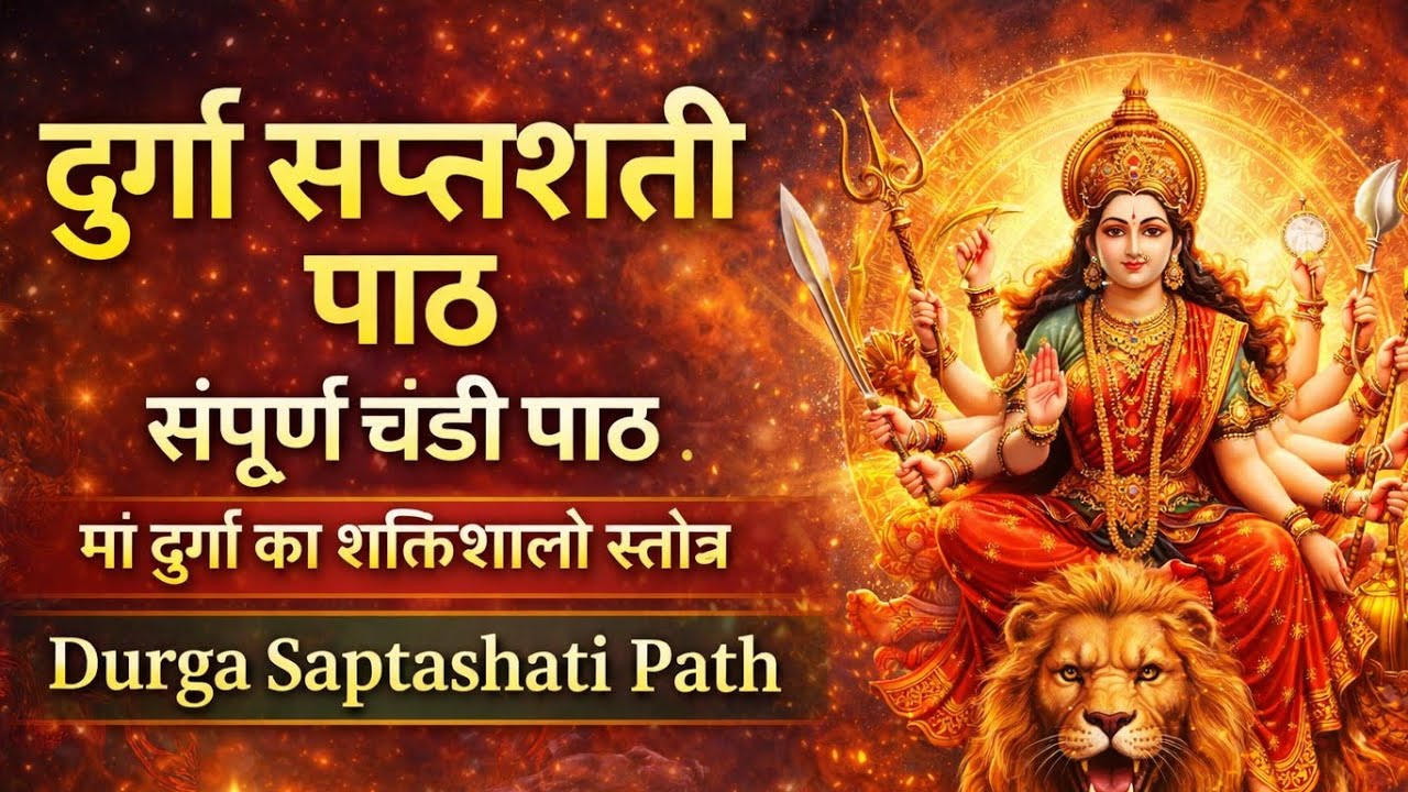 दुर्गा सप्तशती पाठ | संपूर्ण चंडी पाठ | माँ दुर्गा का शक्तिशाली स्तोत्र | Durga Saptashati Path