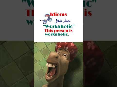 حمار شغل يعنى بالإنجليش 