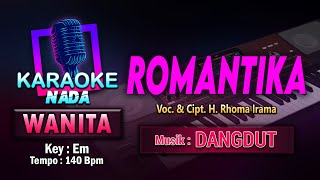 Romantika Karaoke Nada Wanita / Cewek | Voc. & Cipt. H. Rhoma Irama