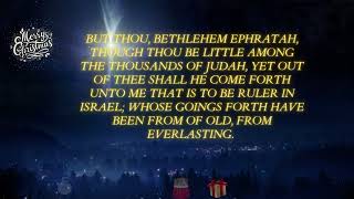 Micah 5:2  Christmas Bible Verse || Bible Verse || Christian Projects
