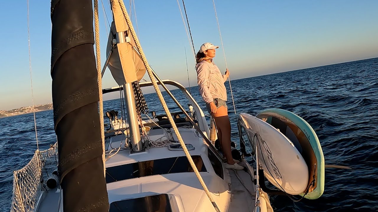 Coastal Cruising California! Newport Beach Sunset Sailing and Night Anchoring