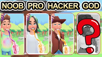 NOOB vs PRO vs HACKER vs GOD - Frozen Honey - Soooooo FUN!!! - Apps Games