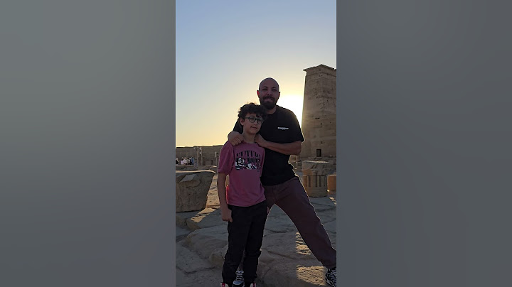 اخدت ابني في رحلة لتعليمة تاريخ مصر