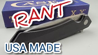 Case Knives KinZua  RANT!!