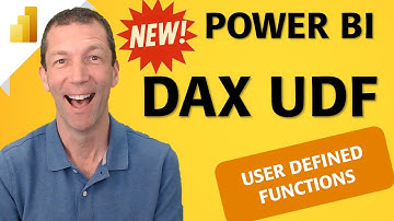 What are DAX User Defined Functions UDF in Power BI