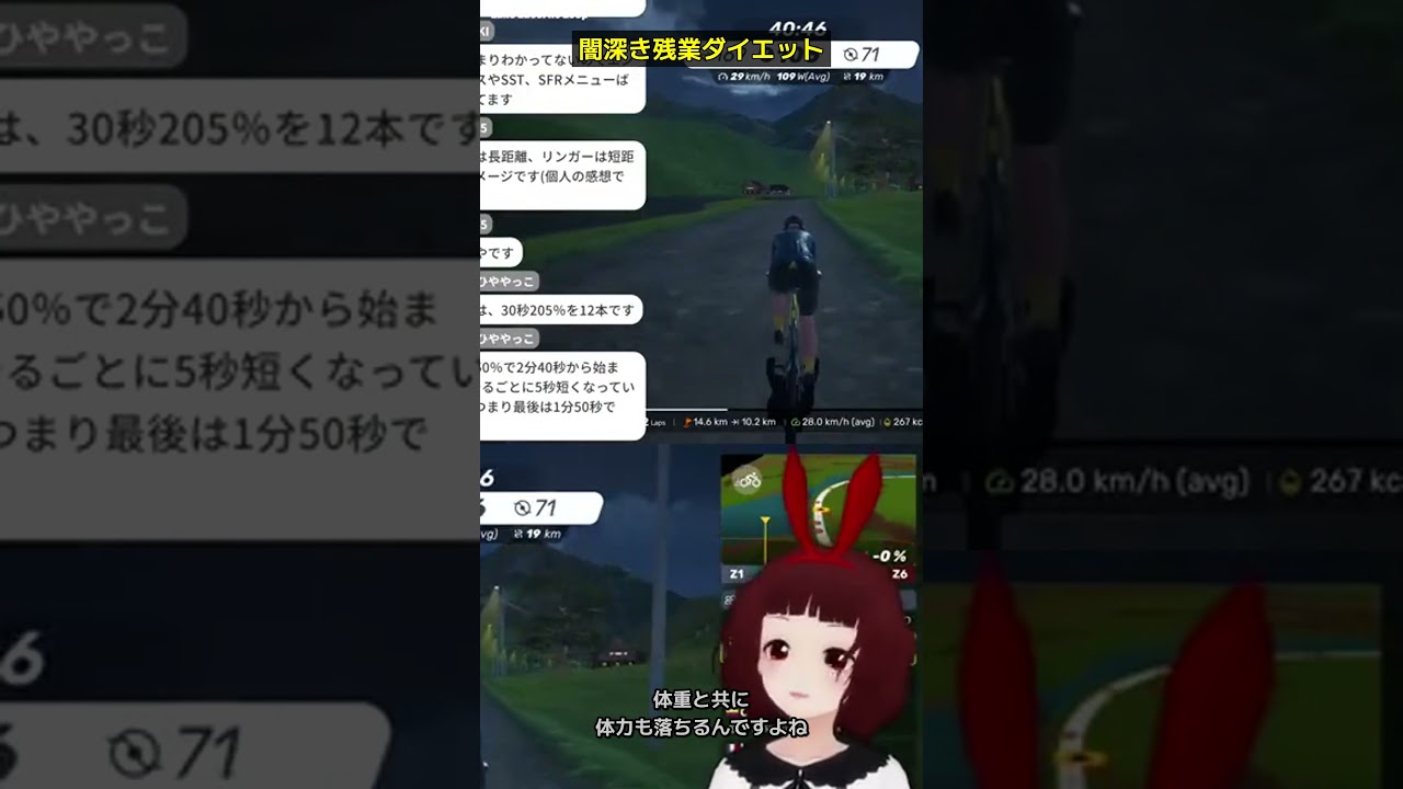 闇深き残業ダイエット #ゲーム実況 #vtuber #切り抜き #mywhoosh
