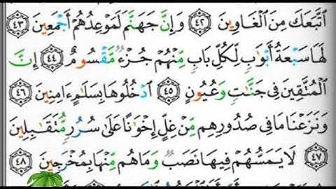 مصحف التجويد صفحة 264 إبراهيم الأخضر  🕋🕋