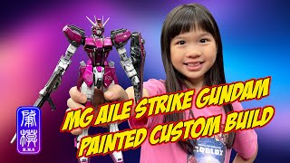 MG 1/100 Aile Strike Gundam ver RM | Gunpla Custom Paint | Full Detail | 8 Year old