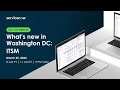 Whats new in the washington dc release itsm