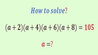 How to solve  this wonderful rational algebra problem | Olympiad Question | a=?